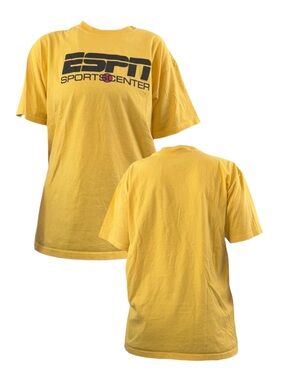 Vintage ESPN SportsCenter Yellow T-Shirt
